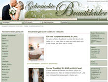 Tablet Screenshot of brautkleid-gebraucht.org